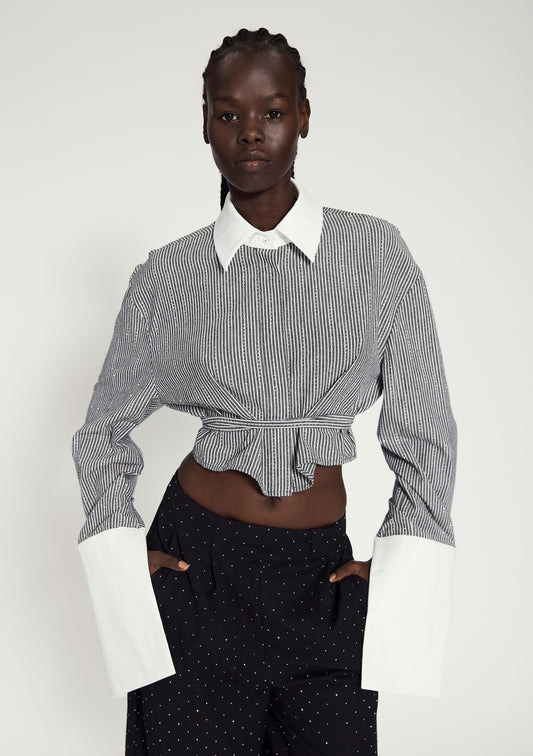 Phobe Sparkle Shirt Black