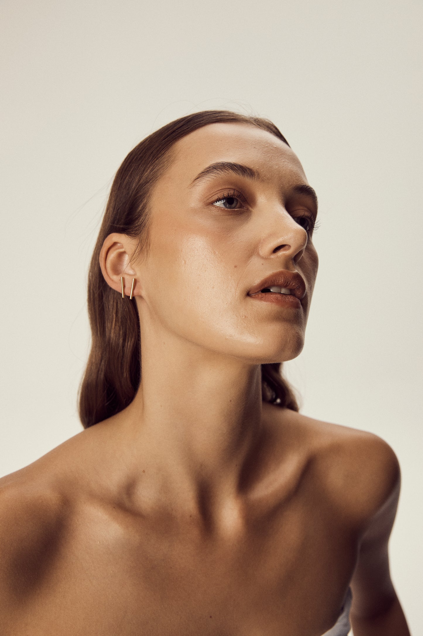 Bar Earrings Gold