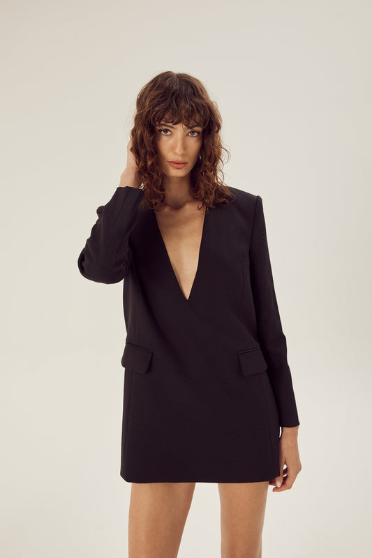 Abby Suit Dress Black