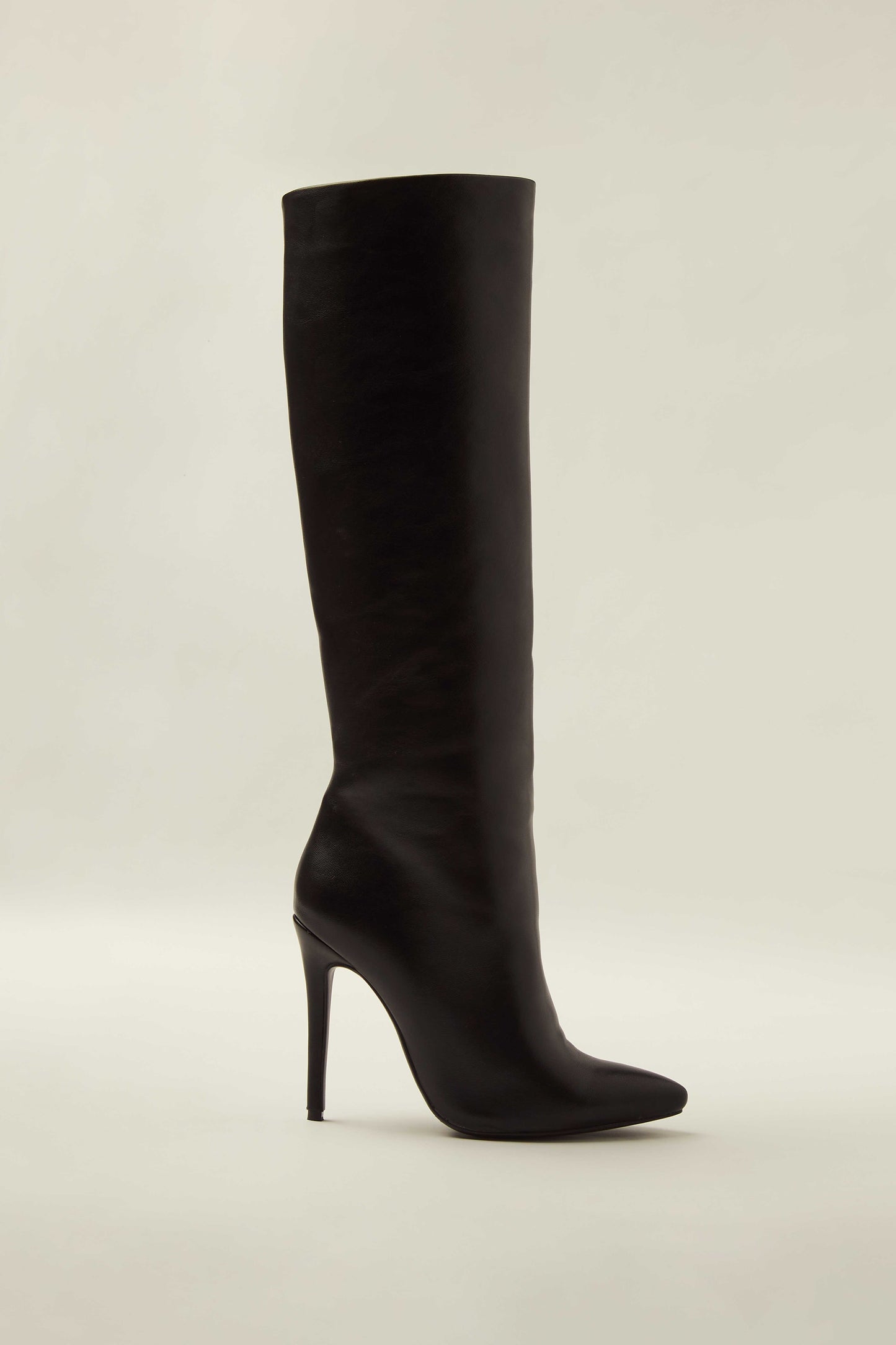 Leather Knee Hight Boots