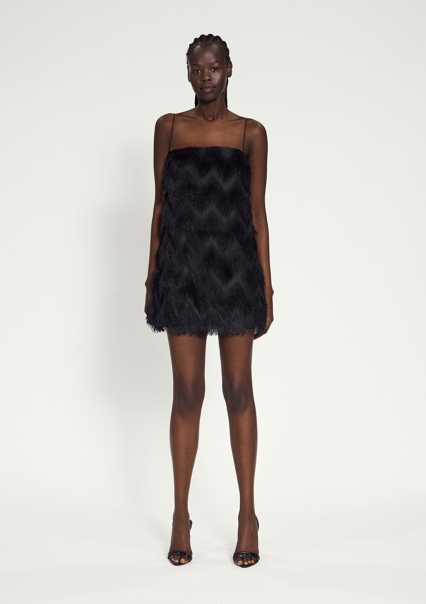 Fringe Dress Black