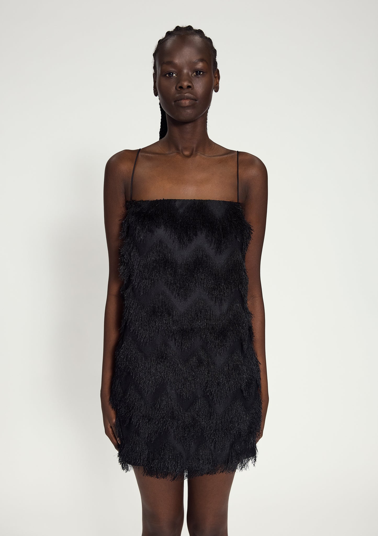 Fringe Dress Black