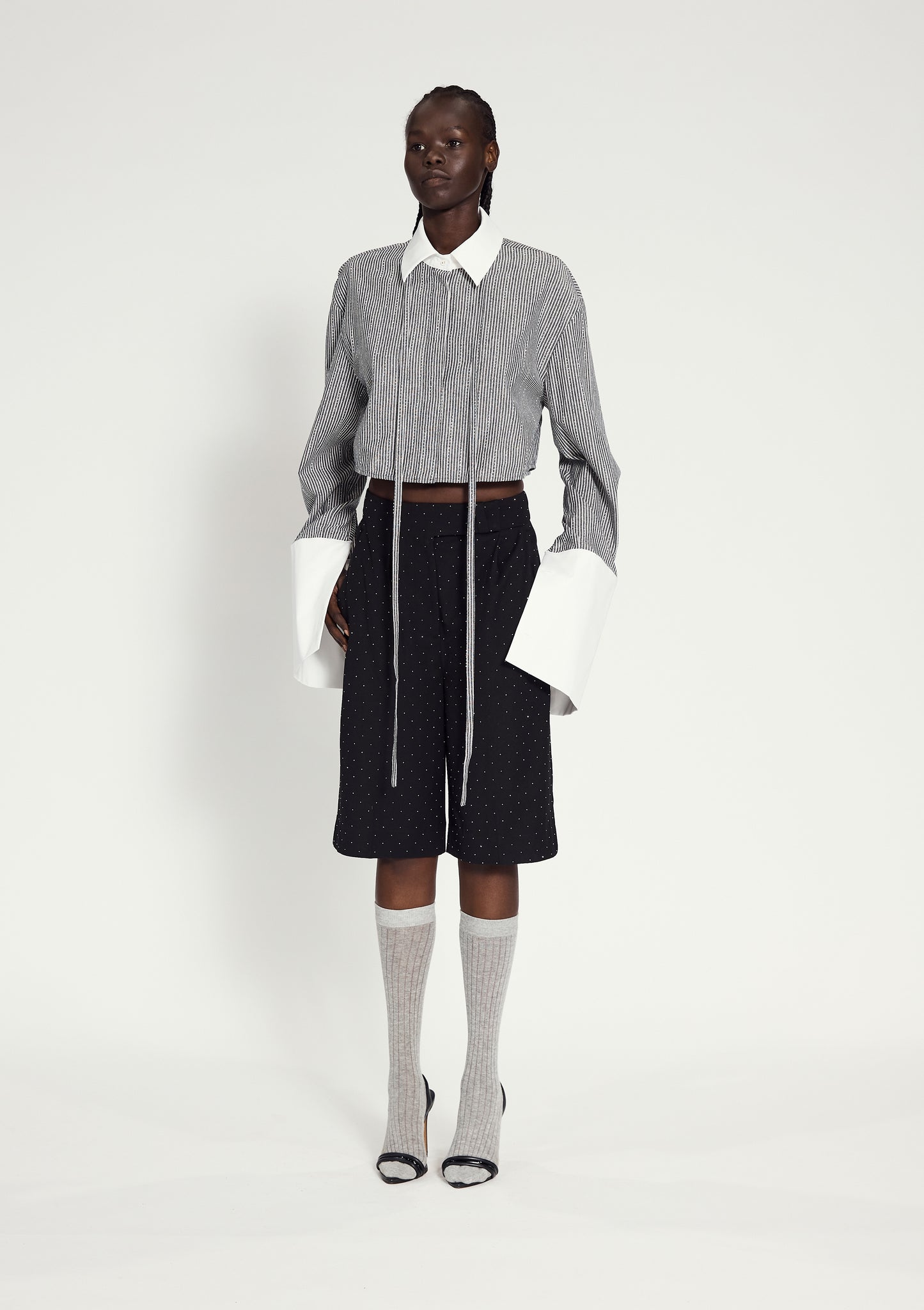 Phobe Sparkle Shirt Black