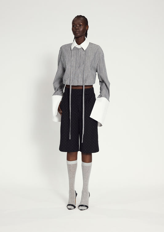 Phobe Sparkle Shirt Black