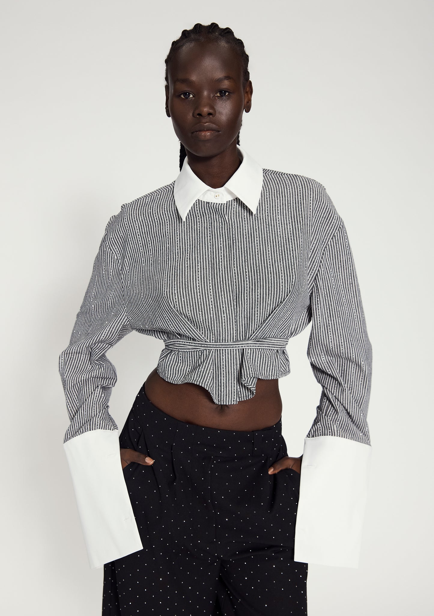 Phobe Sparkle Shirt Black