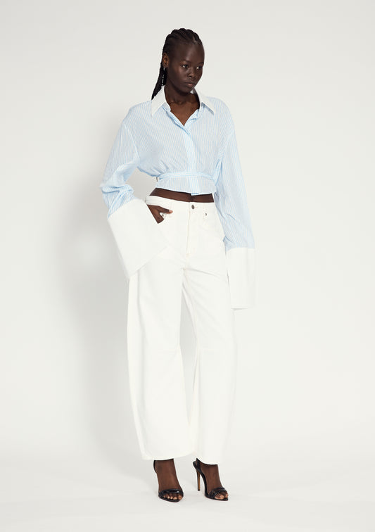 Phobe Sparkle Shirt Blue