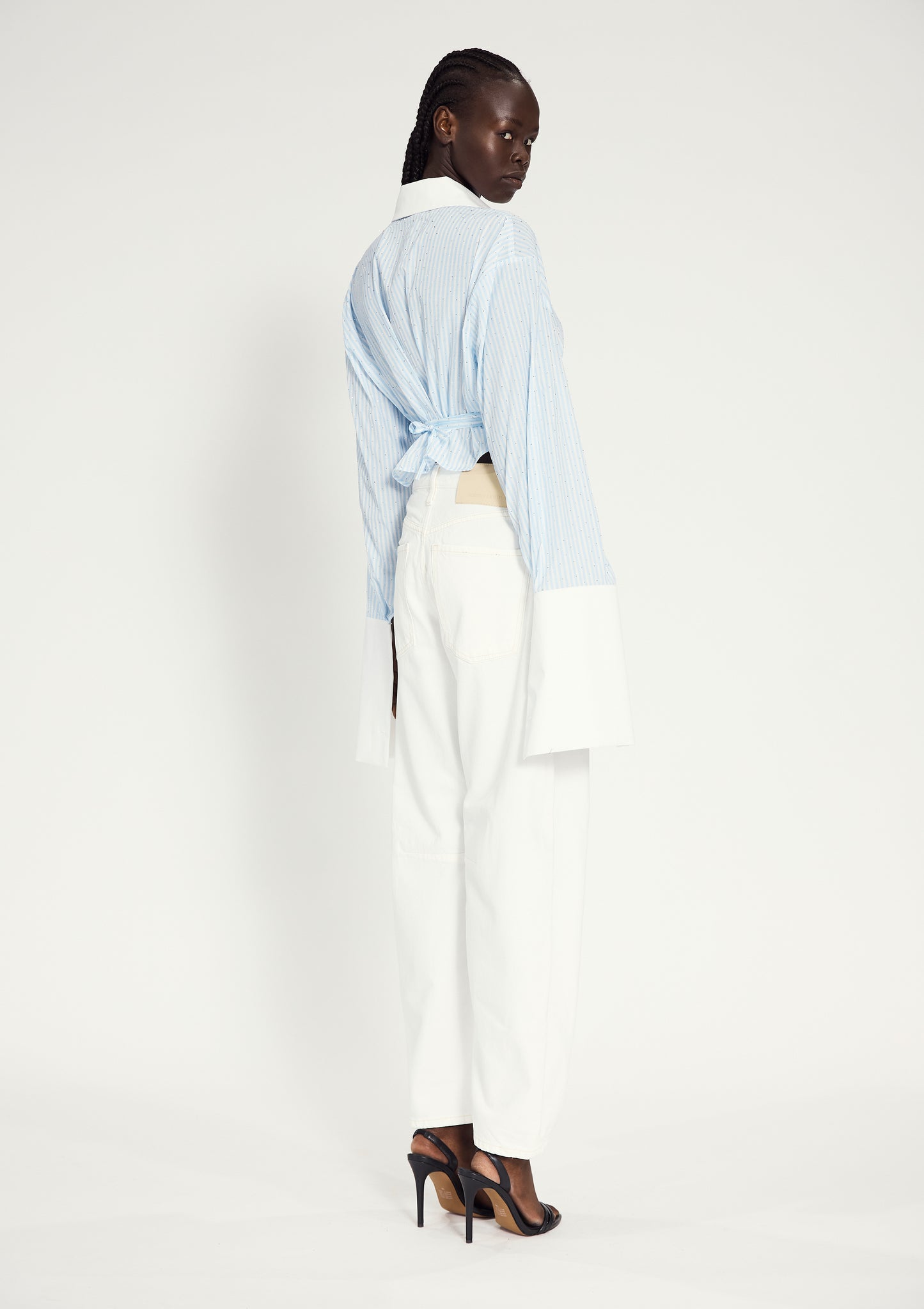 Phobe Sparkle Shirt Blue