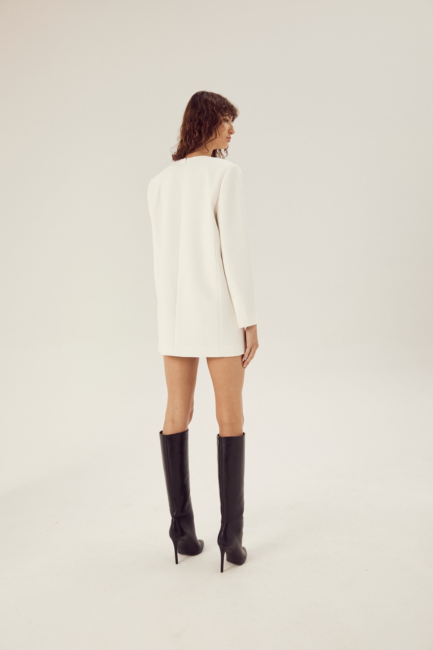 Abby Suit Dress Cream