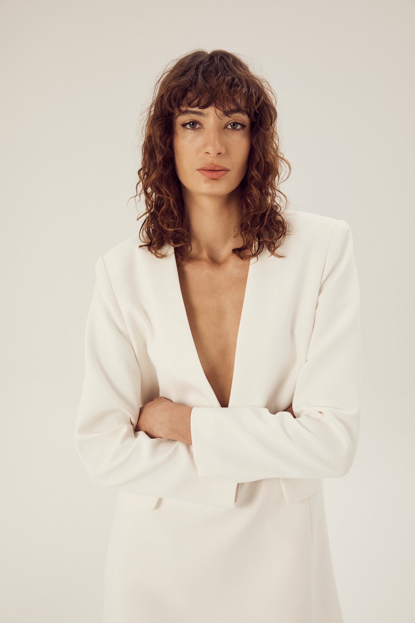 Abby Suit Dress Cream